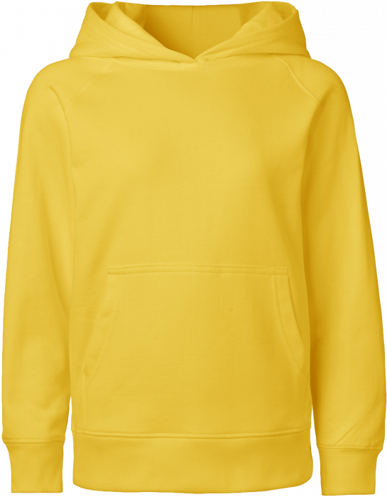 Neutral - Økologisk Bomuldshoodie Junior - Yellow