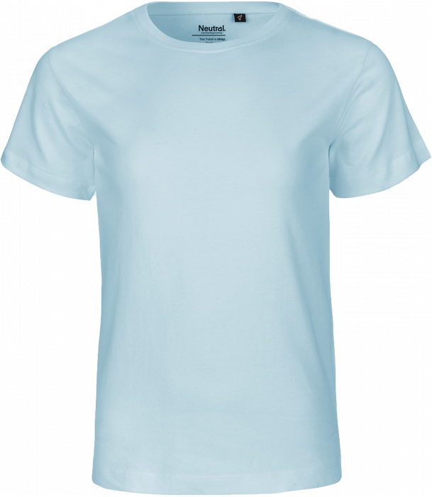 Neutral - Økologisk Bomulds T-Shirt Junior - Light Blue