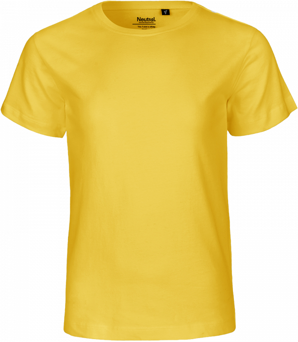 Neutral - Økologisk Bomulds T-Shirt Junior - Yellow