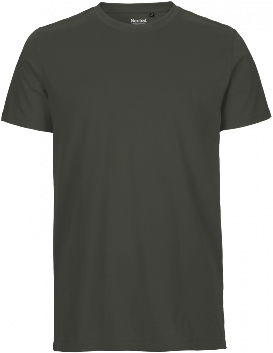Neutral - Økologisk Fit Bomulds T-Shirt - Charcoal