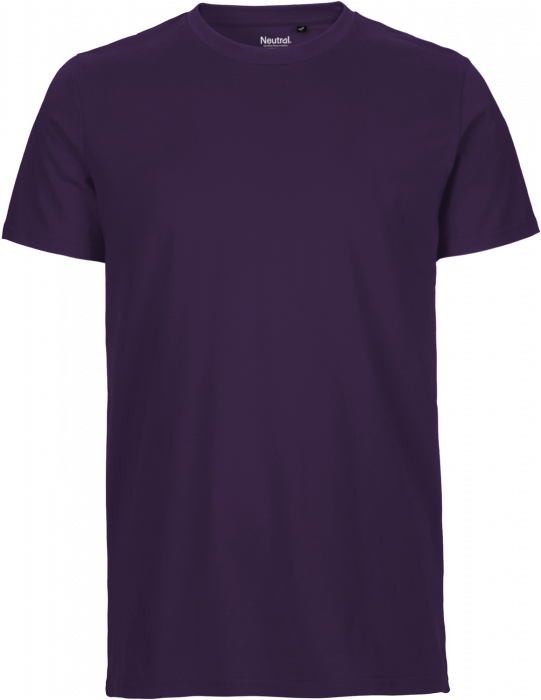 Neutral - Økologisk Fit Bomulds T-Shirt - Purple