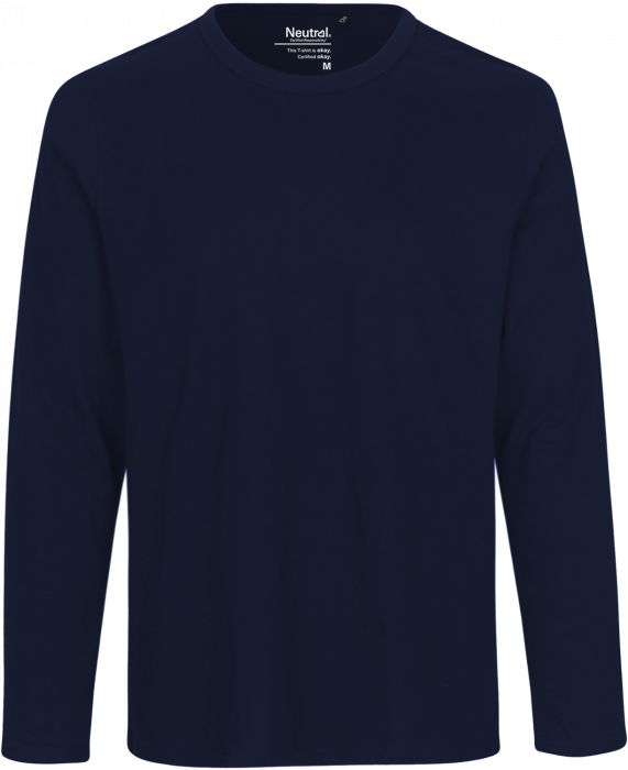 Neutral - Økologisk Langærmet Bomulds T-Shirt - Navy