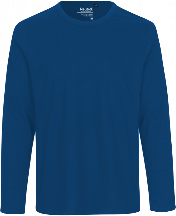 Neutral - Økologisk Langærmet Bomulds T-Shirt - Royal