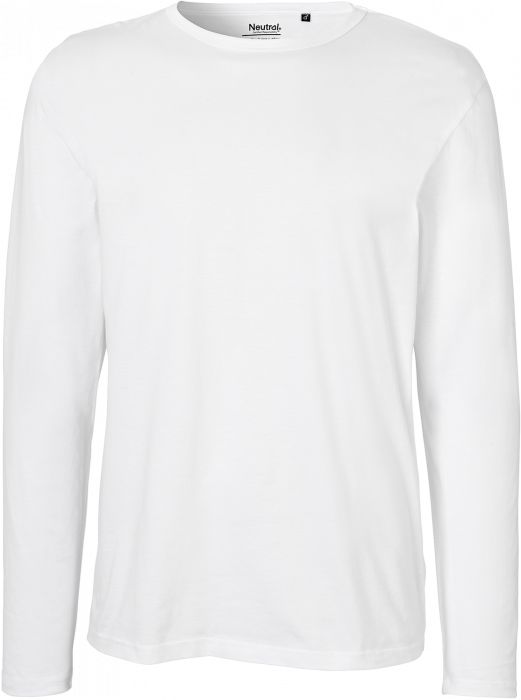 Neutral - Økologisk Langærmet Bomulds T-Shirt - White