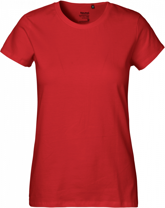 Neutral - Økologisk Bomulds T-Shirt Dame - Rød