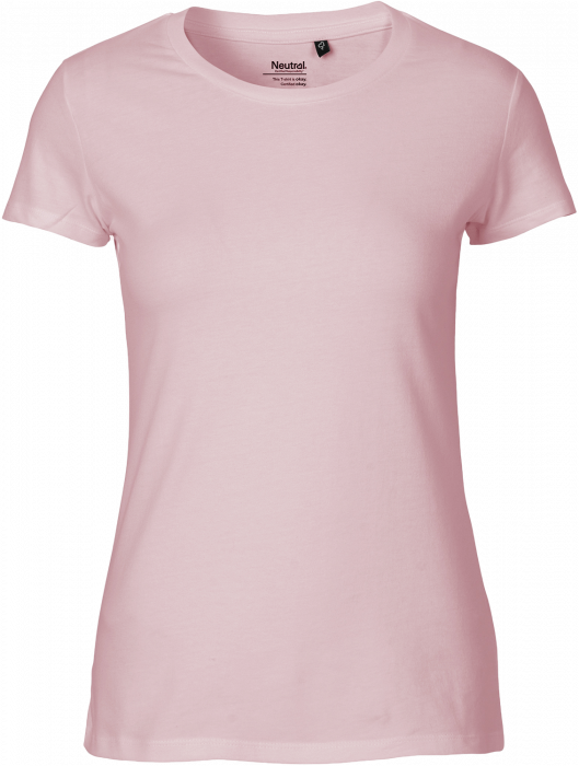 Neutral - Økologisk Fit T-Shirt Dame - Light Pink