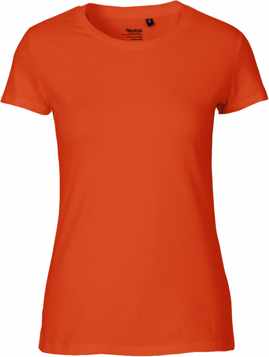 Neutral - Økologisk Fit T-Shirt Dame - Orange