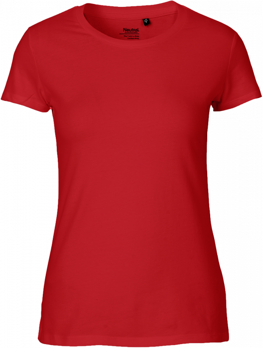 Neutral - Økologisk Fit T-Shirt Dame - Rød