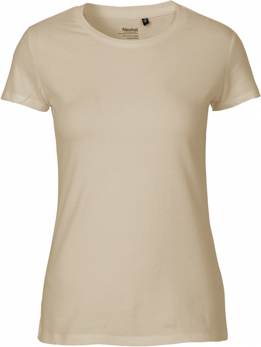 Neutral - Økologisk Fit T-Shirt Dame - Sand
